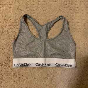 calvin klein sports bra